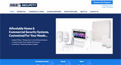 Desktop Screenshot of colesecurity.co.nz